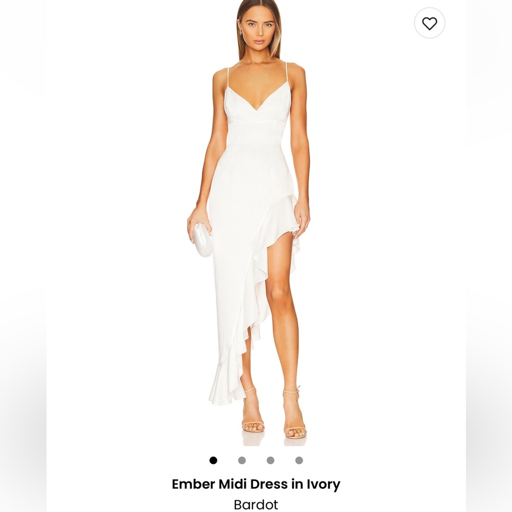 NWT Bardot Ember Asymmetric Midi Dress